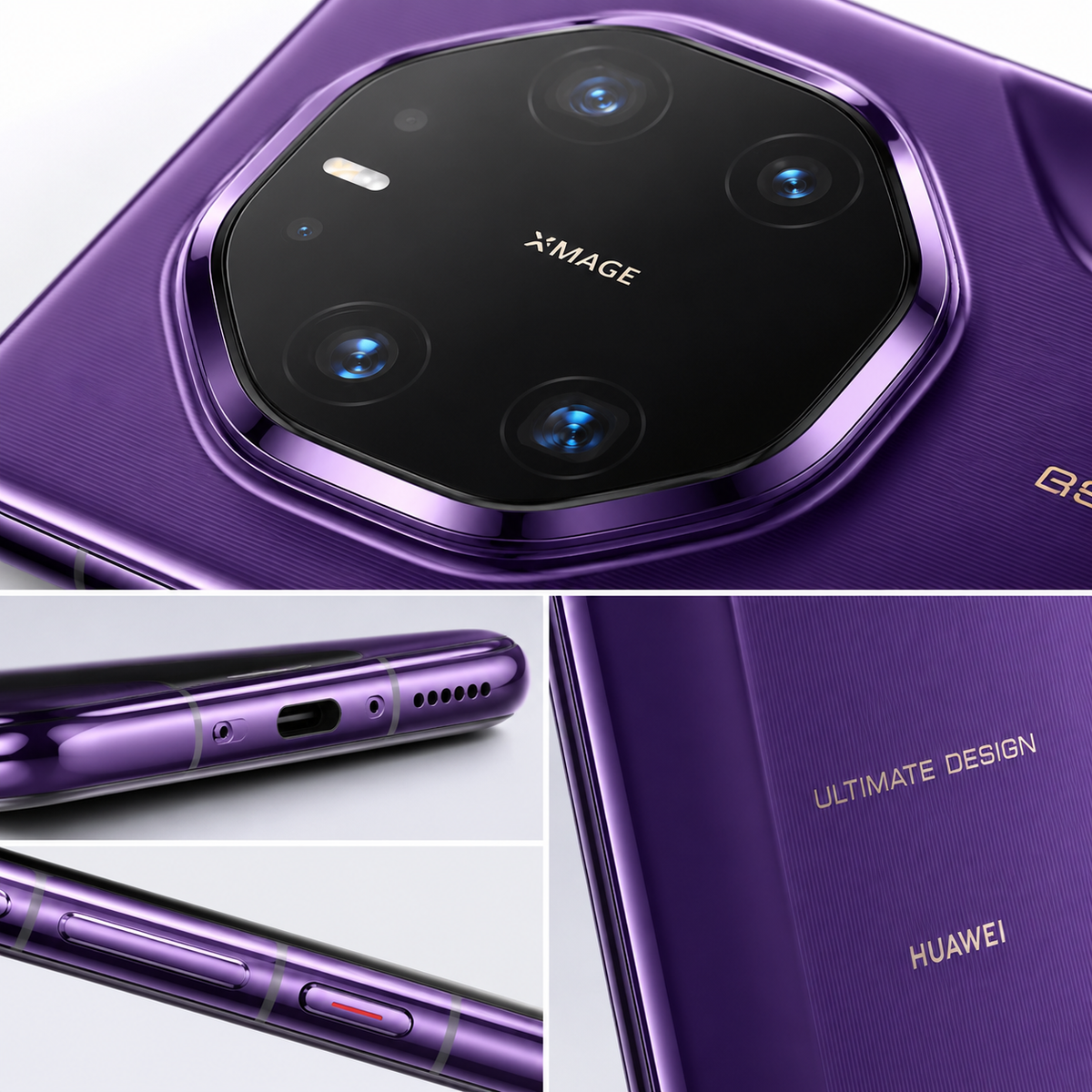 Huawei Mate 80 RS Ultimate Design [ Purple Ceramic] - Pristine 10/10 | Ultra-Lighting XMAGE Camera